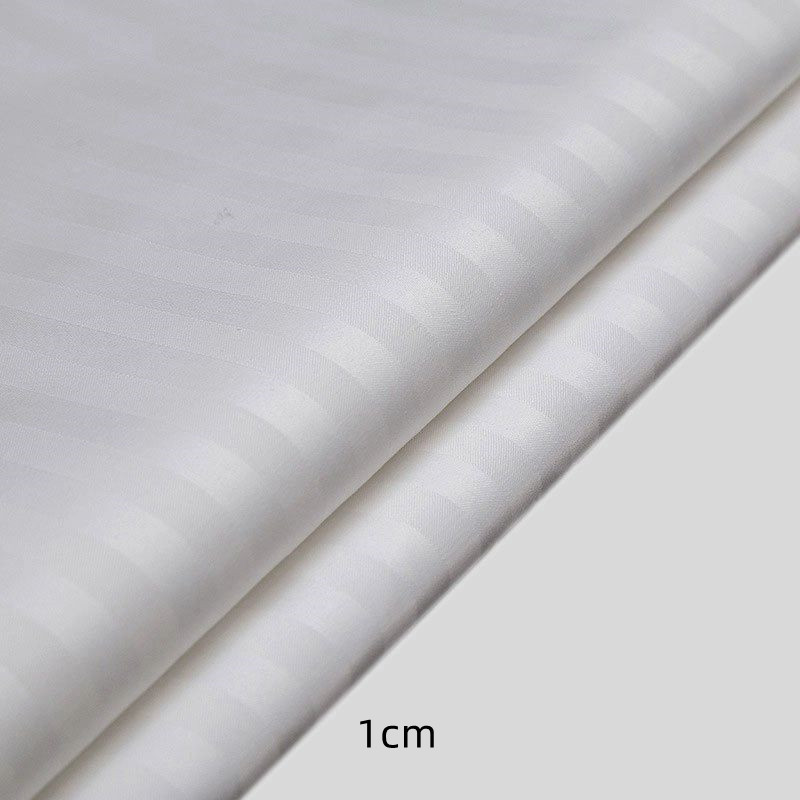 Lange Grundnahrungsmittel Baumwolle TC330 Satin gestreiftes Hotel Textil Bettwäsche Stoff