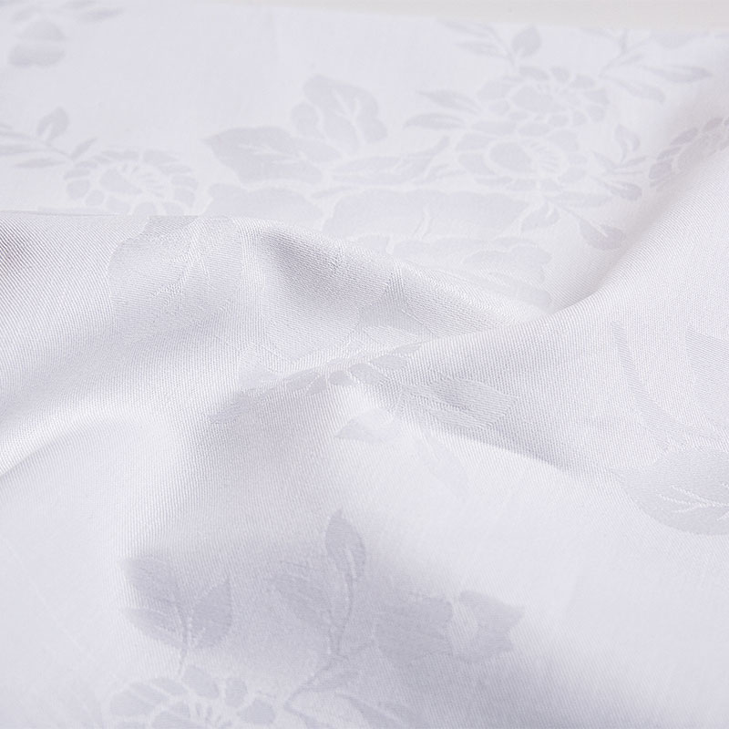 Baumwollsatin Jacquard gewebte Hotelblattgewebe